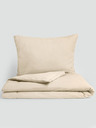 Kvalitex Classic Flanell-Bettwäsche 140x200, 70x90cm hellbeige