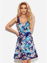 numoco Kleid mit Trapezausschnitt - rosa und blaue Mandalas Numoco