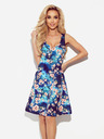 numoco Kleid mit Trapezausschnitt - rosa und blaue Mandalas Numoco