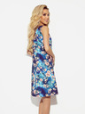 numoco Kleid mit Trapezausschnitt - rosa und blaue Mandalas Numoco