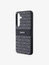 DKNY PC/TPU Rückseite mit Streifenmuster für Samsung S24 Schwarz DKNY