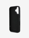 DKNY DKNY 3D Rubber Repeat Logo Line Back Cover für iPhone 16 Schwarz