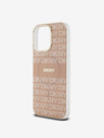 DKNY PC/TPU Wiederholungsmuster Tonal Stripe Magsafe Back Cover für iPhone 15 Pro Max Pink DKNY