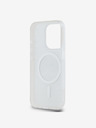 DKNY PC/TPU Wiederholungsmuster Tonal Stripe Magsafe Back Cover für iPhone 15 Pro Max Beige DKNY