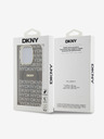DKNY PC/TPU Wiederholungsmuster Tonal Stripe Magsafe Back Cover für iPhone 15 Pro Max Beige DKNY