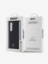 DKNY DKNY PU Leder Stack Logo MagSafe Schutzhülle für Samsung Galaxy Z Fold 6 Schwarz