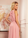 numoco Chiffonkleid mit Bindeband - Puderrosa Numoco ALIZEE