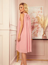 numoco Chiffonkleid mit Bindeband - Puderrosa Numoco ALIZEE