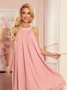numoco Chiffonkleid mit Bindeband - Puderrosa Numoco ALIZEE