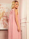 numoco Chiffonkleid mit Bindeband - Puderrosa Numoco ALIZEE