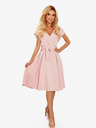 numoco Kleid mit ausgestelltem Ausschnitt - puderrosa Numoco SCARLETT
