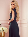 numoco Plisseekleid mit Bleistiftausschnitt - grün Numoco WENDY