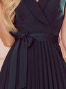 numoco Plisseekleid mit Bleistiftausschnitt - grün Numoco WENDY