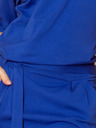 numoco Kleid mit kurzen Ärmeln - blau Numoco CASSIE