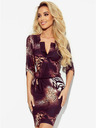 numoco Kleid mit Kragen - Leopardenmuster Numoco AGATA