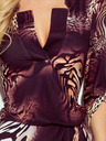 numoco Kleid mit Kragen - Leopardenmuster Numoco AGATA