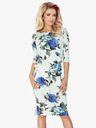 numoco Sportkleid - bunte große blaue Blumen Numoco