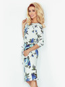 numoco Sportkleid - bunte große blaue Blumen Numoco