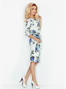 numoco Sportkleid - bunte große blaue Blumen Numoco