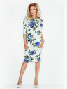 numoco Sportkleid - bunte große blaue Blumen Numoco