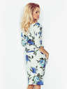 numoco Sportkleid - bunte große blaue Blumen Numoco