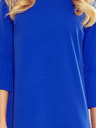 numoco Bequemes Faltenkleid - blau Numoco LUCY