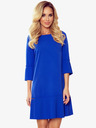 numoco Bequemes Faltenkleid - blau Numoco LUCY