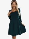 numoco Bequemes Trapezkleid mit langen Ärmeln - grün Numoco IVANA