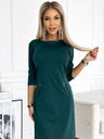numoco Kleid mit goldenen Reißverschlüssen - grün Numoco MARY