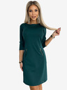 numoco Kleid mit goldenen Reißverschlüssen - grün Numoco MARY