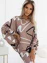 numoco Numoco Kleid mit Fledermausärmeln