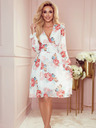 numoco Chiffonkleid mit Dekolleté - Malvenmuster Numoco FRANCES