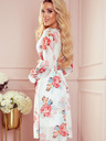 numoco Chiffonkleid mit Dekolleté - Malvenmuster Numoco FRANCES