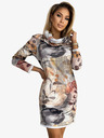numoco Rollkragenpulloverkleid - Silberbraun Numoco IRENE