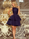 numoco Kleid mit Spitze - dunkelblau Numoco LAURA