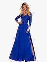 numoco Elegantes langes Spitzenkleid mit Sweetheart-Ausschnitt - blau Numoco AMBER