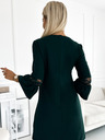 numoco Kleid mit Spitzenärmeln - dunkelgrün Numoco MARGARET