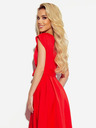 numoco Kleid mit ausgestelltem Halsausschnitt - rot Numoco SCARLETT