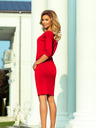 numoco Sportkleid mit Bindeband und Taschen - rot Numoco