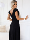 numoco Glitzerndes langes Kleid mit Sweetheart-Ausschnitt - schwarz Numoco CRYSTAL