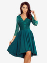 numoco Exklusives Kleid mit Spitze - grün Numoco NICOLLE