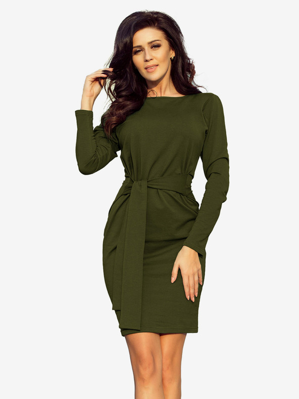 numoco Kleid mit breitem Gürtel - Numoco