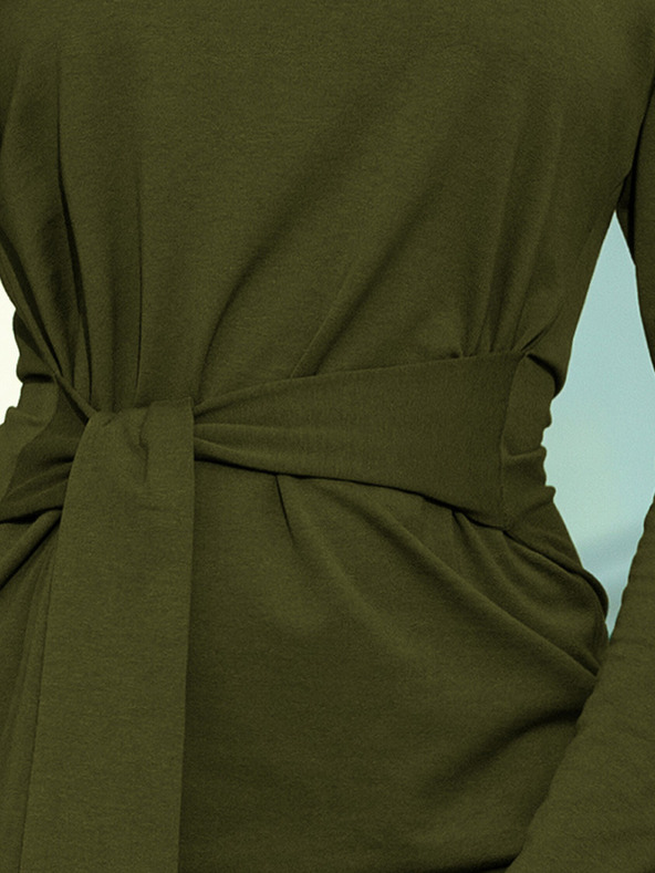 numoco Kleid mit breitem Gürtel - Numoco