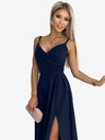 numoco Elegantes Maxikleid mit Trägern - dunkelblau Numoco CHIARA