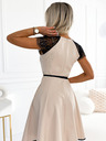 numoco Kleid mit Spitzeneinsätzen - beige Numoco SLVIA