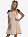 numoco Kleid mit Spitzeneinsätzen - beige Numoco SLVIA