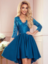 numoco Exklusives Kleid mit Spitze - meerfarben Numoco NICOLLE