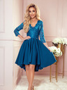 numoco Exklusives Kleid mit Spitze - meerfarben Numoco NICOLLE