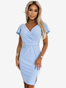 numoco Kleid mit Bleistiftausschnitt - Blau Numoco NINA
