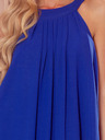 numoco Chiffonkleid mit Schleife - blau Numoco ALIZEE